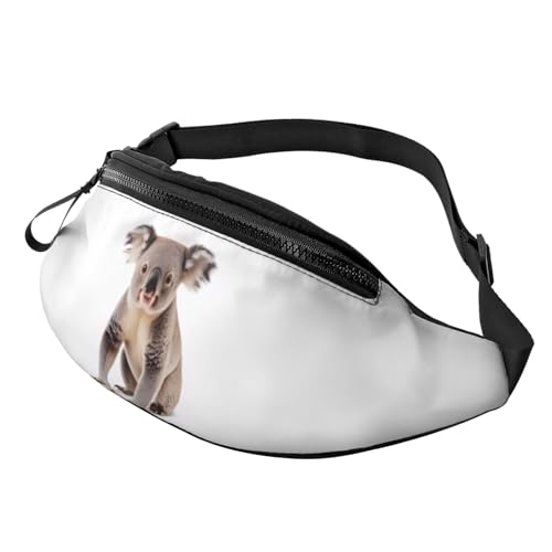 3D-Koala-Gürteltaschen, Hüfttasche für Damen und Herren, leichte Bauchtasche mit Reißverschlusstaschen, verstellbarer Gürtel für Spaziergänge mit dem Hund, Laufen, Radfahren, Wandern, Outdoor-Sport 3D-Koala-Gürteltaschen, Hüfttasche für Damen und Herren, leichte Bauchtasche mit Reißverschlusstaschen, verstellbarer Gürtel für Spaziergänge mit dem Hund, Laufen, Radfahren, Wandern, Outdoor-Sport von Anceky