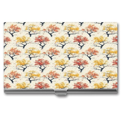 Anceky Baum Bunte Business Name Karte Halter Männer Frauen von Anceky