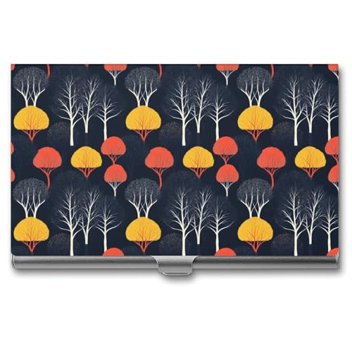 Anceky Baum Bunte Business Name Karte Halter Männer Frauen von Anceky