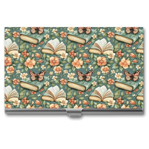 Anceky Buch Schmetterling Blumen Business Name Card Holder Männer Frauen Anceky Buch Schmetterling Blumen Business Name Card Holder Männer Frauen von Anceky