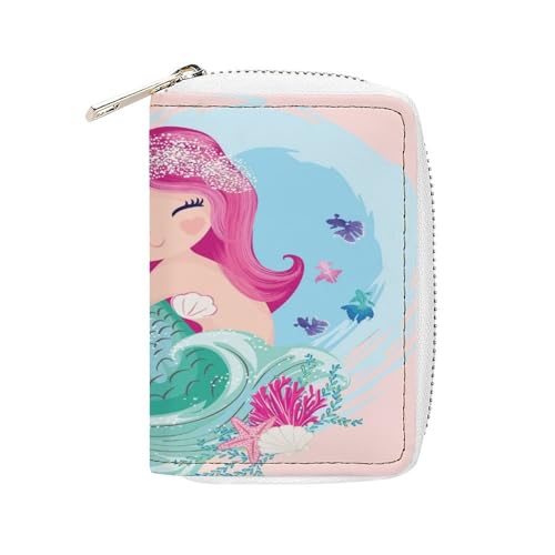 Anceky Damen Leder Geldbörse, Reißverschluss Clutch Tasche Handtasche Kartenhalter Münzbörse von Anceky