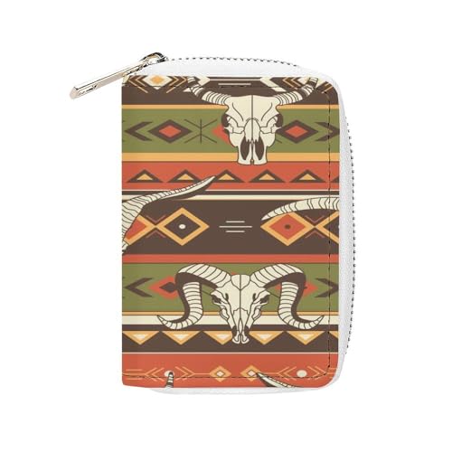 Anceky Damen Leder Geldbörse, Reißverschluss Clutch Tasche Handtasche Kartenhalter Münzbörse von Anceky