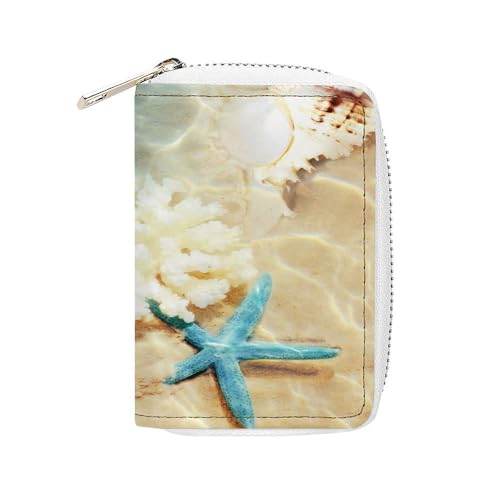 Anceky Damen Leder Geldbörse, Reißverschluss Clutch Tasche Handtasche Kartenhalter Münzbörse von Anceky