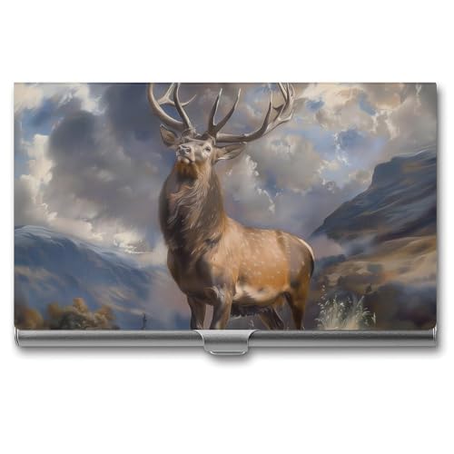 Anceky Elk Mountain Business Slim Visitenkartenhalter für Damen und Herren Anceky Elk Mountain Business Slim Visitenkartenhalter für Damen und Herren von Anceky