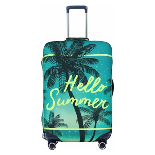 Anceky Reisegepäckabdeckung „Summer Time Travel aus Spandex, Kofferschutztasche, staubdicht, für 18-32 Zoll großes Gepäck, Gepäckabdeckungen für Kinder und Erwachsene, Medium von Anceky