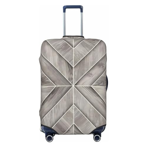 Reisegepäckabdeckung mit Marmor-Holzstruktur, Spandex-Kofferschutztasche, Marmor-Holzstruktur, staubdicht, passend für 18-32 Zoll großes Gepäck, Kofferhülle für Kinder und Erwachsene, groß von Anceky