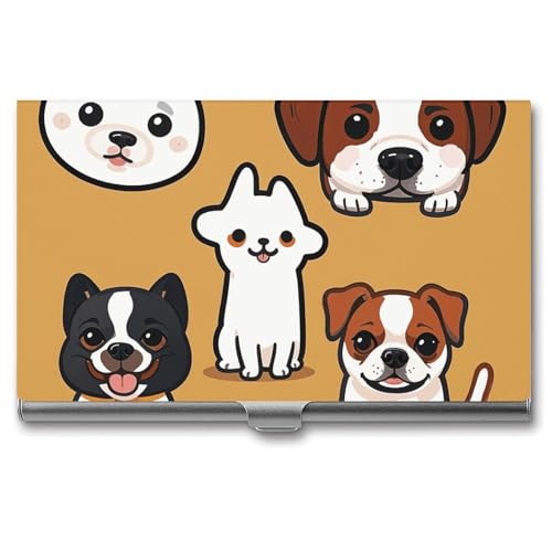 Anceky Visitenkarten-Broschüre mit Cartoon-Dinosaurier für Fachleute und Führungskräfte von Anceky