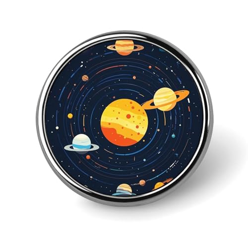 Badewannenhund-Anstecknadel, runde Anstecknadeln aus Metall, modisches Abzeichen für Hemden, Jacken, Hüte von Anceky