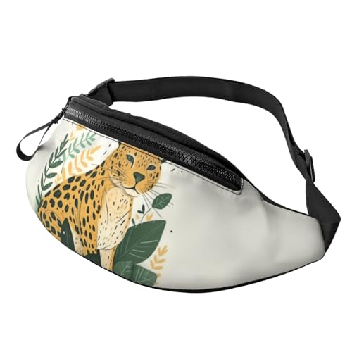 Bauchtasche, modische Hüfttasche, Bauchtasche für Damen und Herren, leichte Bauchtasche, Hüfttasche für Hundeauslauf, Reisen, Cartoon-Hütte, Einheitsgröße von Anceky