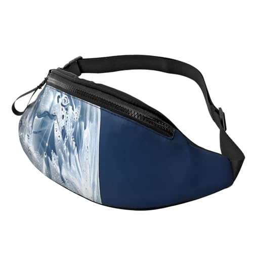 Bauchtasche, modische Hüfttasche, Bauchtasche für Damen und Herren, leichte Bauchtasche, Hüfttasche für Hundeauslauf, Reisen, Schafmuster, Einheitsgröße von Anceky