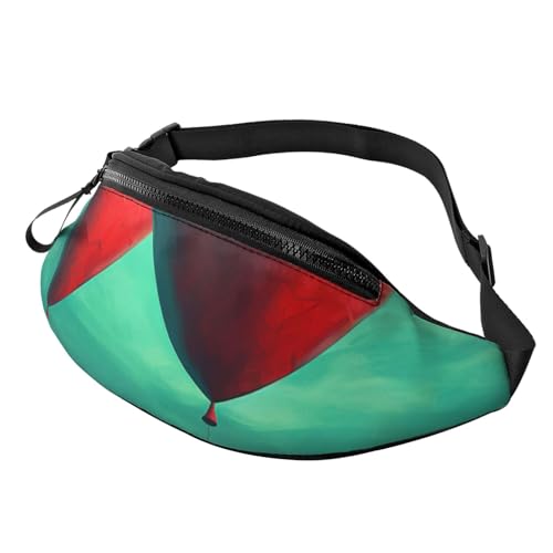 Bauchtasche, modische Hüfttasche, Bauchtasche für Damen und Herren, leichte Bauchtasche, Hüfttasche für Hundeauslauf, Reisen, verspielte Pflanzen, Einheitsgröße von Anceky