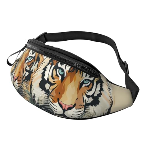 Bauchtasche, modische Hüfttasche für Damen und Herren, leichte Bauchtasche, Hüfttasche für Hundeauslauf und Reisen, lebendige Meereslandschaft, Einheitsgröße von Anceky