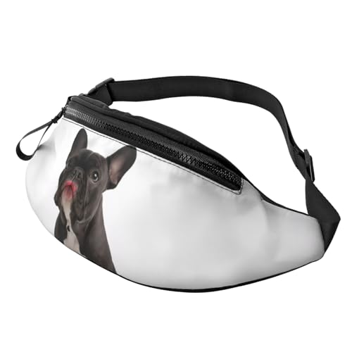 Bauchtasche mit 3D-Motiv „Französische Bulldogge für Damen und Herren, leicht, mit Reißverschlusstaschen, verstellbarem Gürtel, für Spaziergänge mit dem Hund, Laufen, Radfahren, Wandern, Outdoor-Spor Bauchtasche mit 3D-Motiv „Französische Bulldogge für Damen und Herren, leicht, mit Reißverschlusstaschen, verstellbarem Gürtel, für Spaziergänge mit dem Hund, Laufen, Radfahren, Wandern, Outdoor-Spor von Anceky