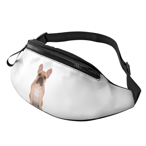 Bauchtasche mit 3D-Motiv „Französische Bulldogge für Damen und Herren, leicht, mit Reißverschlusstaschen, verstellbarem Gürtel, für Spaziergänge mit dem Hund, Laufen, Radfahren, Wandern, Outdoor-Spor Bauchtasche mit 3D-Motiv „Französische Bulldogge für Damen und Herren, leicht, mit Reißverschlusstaschen, verstellbarem Gürtel, für Spaziergänge mit dem Hund, Laufen, Radfahren, Wandern, Outdoor-Spor von Anceky