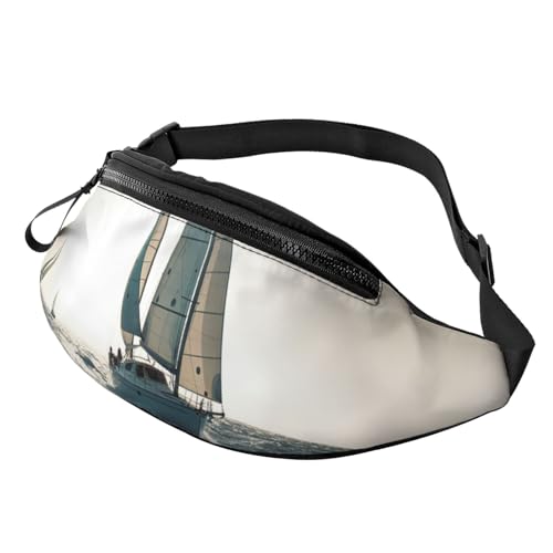 Bauchtasche mit Meeresmotiv, für Männer und Frauen, leicht, verstellbar, modische Hüfttasche für Reisen, Wandern und Laufen von Anceky