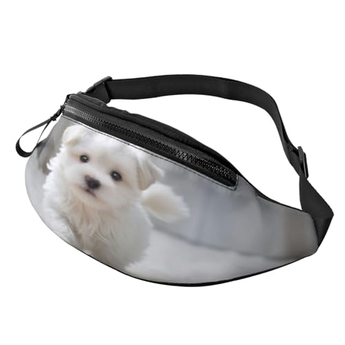 Bauchtasche mit süßem 3D-Welpenhund für Damen und Herren, leicht, mit Reißverschlusstaschen, verstellbarem Gürtel, für Spaziergänge mit dem Hund, Laufen, Radfahren, Wandern, Outdoor-Sport Bauchtasche mit süßem 3D-Welpenhund für Damen und Herren, leicht, mit Reißverschlusstaschen, verstellbarem Gürtel, für Spaziergänge mit dem Hund, Laufen, Radfahren, Wandern, Outdoor-Sport von Anceky