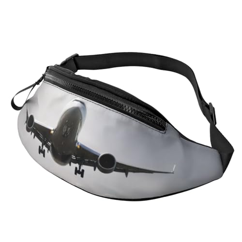 Bauchtaschen mit 3D-Flugzeug-Art, Hüfttasche für Damen und Herren, leichte Bauchtasche mit Reißverschlusstaschen, verstellbarer Gürtel für Spaziergänge mit dem Hund, Laufen, Radfahren, Wandern, Outdoo Bauchtaschen mit 3D-Flugzeug-Art, Hüfttasche für Damen und Herren, leichte Bauchtasche mit Reißverschlusstaschen, verstellbarer Gürtel für Spaziergänge mit dem Hund, Laufen, Radfahren, Wandern, Outdoo von Anceky