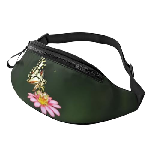 Bauchtaschen mit 3D-Libellen-Print, Hüfttasche für Damen und Herren, leichte Bauchtasche mit Reißverschlusstaschen, verstellbarer Gürtel für Hundespaziergänge, Laufen, Radfahren, Wandern, Outdoor-Spor Bauchtaschen mit 3D-Libellen-Print, Hüfttasche für Damen und Herren, leichte Bauchtasche mit Reißverschlusstaschen, verstellbarer Gürtel für Hundespaziergänge, Laufen, Radfahren, Wandern, Outdoor-Spor von Anceky
