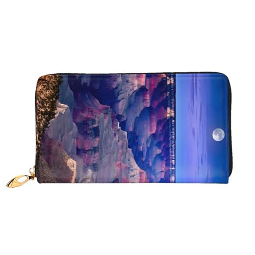 Beauty Grand Canyon Lange Lederbrieftasche, Großes Fassungsvermögen, Weiches PU-Leder Für Damen Mit Mehreren Kartenfächern, Handytasche Und Münzbörse Mit Reißverschluss, Stilvolle Handykartenhalter-Cl Beauty Grand Canyon Lange Lederbrieftasche, Großes Fassungsvermögen, Weiches PU-Leder Für Damen Mit Mehreren Kartenfächern, Handytasche Und Münzbörse Mit Reißverschluss, Stilvolle Handykartenhalter-Cl von Anceky