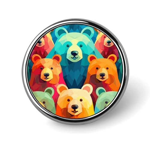 Bunte Anstecknadel mit Zuckerschädeln, runde Anstecknadeln aus Metall, modisches Abzeichen für Hemden, Jacken, Hüte Bunte Anstecknadel mit Zuckerschädeln, runde Anstecknadeln aus Metall, modisches Abzeichen für Hemden, Jacken, Hüte von Anceky