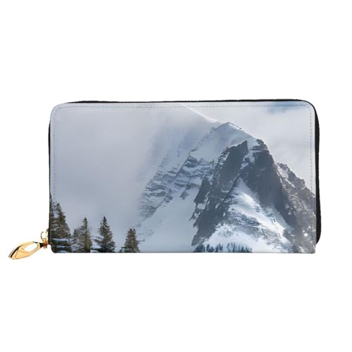 Canadian Smokey Mountain Lange Ledergeldbörse, Großes Fassungsvermögen, Weiches PU-Leder Für Damen Mit Mehreren Kartenfächern, Handytasche Und Münzbörse Mit Reißverschluss, Stilvolle Handykartenhalter Canadian Smokey Mountain Lange Ledergeldbörse, Großes Fassungsvermögen, Weiches PU-Leder Für Damen Mit Mehreren Kartenfächern, Handytasche Und Münzbörse Mit Reißverschluss, Stilvolle Handykartenhalter von Anceky