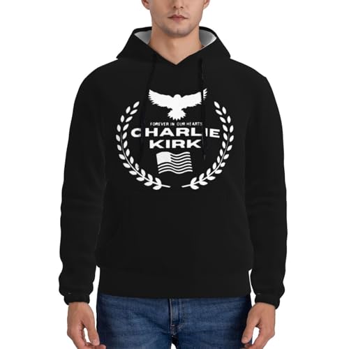 Charlie Kirk Freedom Herren Kapuzenpullover mit Taschen von Anceky