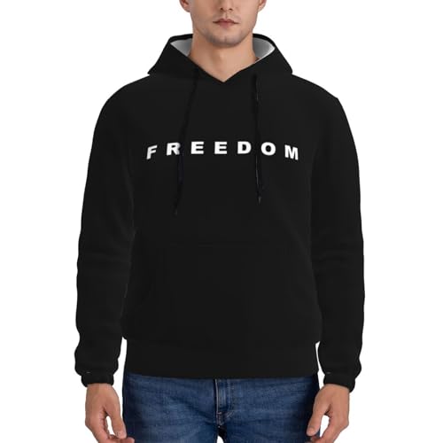 Charlie Kirk Freedom Herren Kapuzenpullover mit Taschen von Anceky