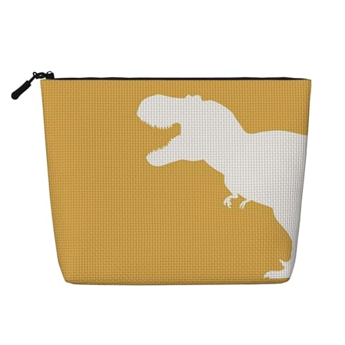 Dinosaurier-Dino-Kosmetiktasche, modische Make-up-Tasche für Frauen, Weihnachts- und Geburtstagsgeschenke, Toilettenartikel-Zubehör von Anceky