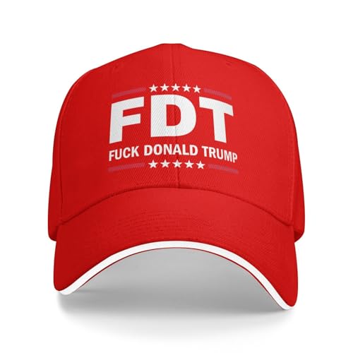 FDT Hat Fuck Donald Trump Anti 45 47 Baseballkappe Trucker Cap für Männer Frauen von Anceky