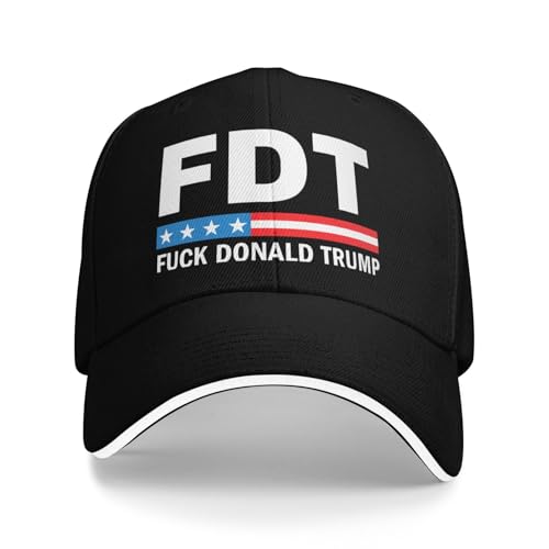 FDT Hat Fuck Donald Trump Anti 45 47 Baseballkappe Trucker Cap für Männer Frauen von Anceky