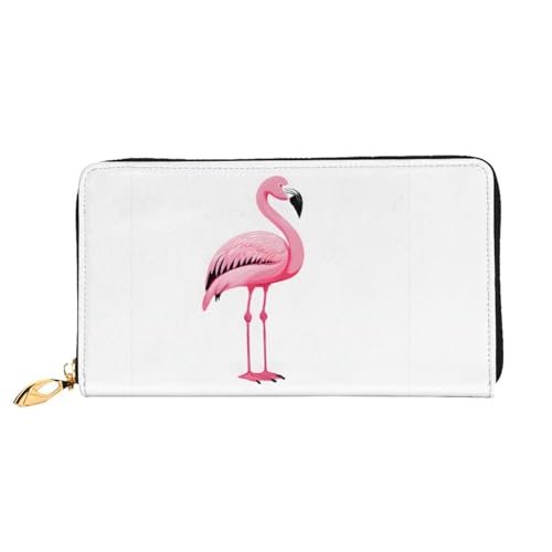 Flamingo Lange Ledergeldbörse, Großes Fassungsvermögen, Weiches PU-Ledergeldbörse Für Damen Mit Mehreren Kartenfächern, Handytasche Und Münzgeldbörse Mit Reißverschluss, Stilvolle Handykartenhalter-Cl Flamingo Lange Ledergeldbörse, Großes Fassungsvermögen, Weiches PU-Ledergeldbörse Für Damen Mit Mehreren Kartenfächern, Handytasche Und Münzgeldbörse Mit Reißverschluss, Stilvolle Handykartenhalter-Cl von Anceky