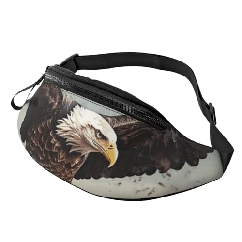 Flying Eagle Bauchtasche für Männer und Frauen, leichte, verstellbare Gürteltasche, modische Hüfttasche für Reisen, Wandern und Laufen Flying Eagle Bauchtasche für Männer und Frauen, leichte, verstellbare Gürteltasche, modische Hüfttasche für Reisen, Wandern und Laufen von Anceky