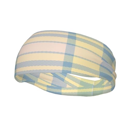 Grünes, gestaffeltes, kariertes, schweißresistentes Stirnband, modisches Sportkopftuch, atmungsaktives Haarband, schweißableitende Fitnessgeräte-Stirnbänder für Damen und Herren Grünes, gestaffeltes, kariertes, schweißresistentes Stirnband, modisches Sportkopftuch, atmungsaktives Haarband, schweißableitende Fitnessgeräte-Stirnbänder für Damen und Herren von Anceky