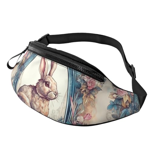 Gürteltasche mit Hasen-Motiv, für Männer und Frauen, leicht, verstellbar, modische Hüfttasche für Reisen, Wandern und Laufen Gürteltasche mit Hasen-Motiv, für Männer und Frauen, leicht, verstellbar, modische Hüfttasche für Reisen, Wandern und Laufen von Anceky