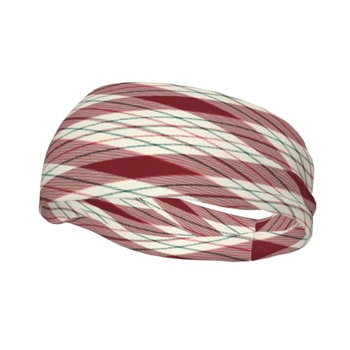 Himbeerrot kariertes, schweißresistentes Stirnband, modisches Sportkopftuch, atmungsaktives Haarband, schweißableitendes Stirnband für Fitnessgeräte für Damen und Herren Himbeerrot kariertes, schweißresistentes Stirnband, modisches Sportkopftuch, atmungsaktives Haarband, schweißableitendes Stirnband für Fitnessgeräte für Damen und Herren von Anceky