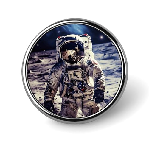 Kleine Löwen-Anstecknadel, runde Anstecknadeln aus Metall, modisches Abzeichen für Hemden, Jacken, Hüte von Anceky