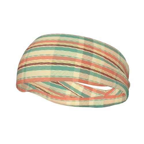 Korallengrün kariertes, schweißresistentes Stirnband, modisches Sport-Kopftuch, atmungsaktives Haarband, schweißableitende Fitnessgeräte-Stirnbänder für Damen und Herren Korallengrün kariertes, schweißresistentes Stirnband, modisches Sport-Kopftuch, atmungsaktives Haarband, schweißableitende Fitnessgeräte-Stirnbänder für Damen und Herren von Anceky