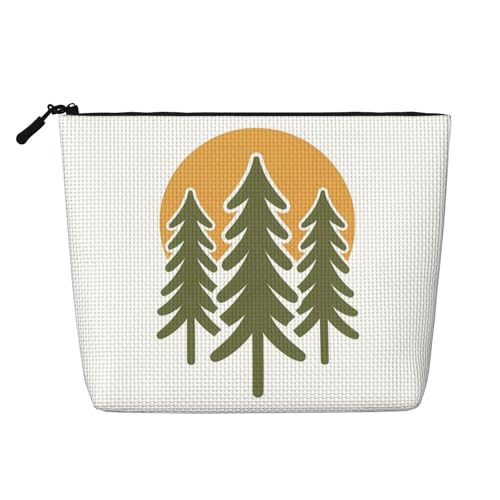 Kosmetiktasche mit Aufschrift „Adventure Camper Rainbow Sun Mountain, lässige Make-up-Tasche für Frauen, Weihnachts- und Geburtstagsgeschenke, Toilettenartikel-Zubehör von Anceky