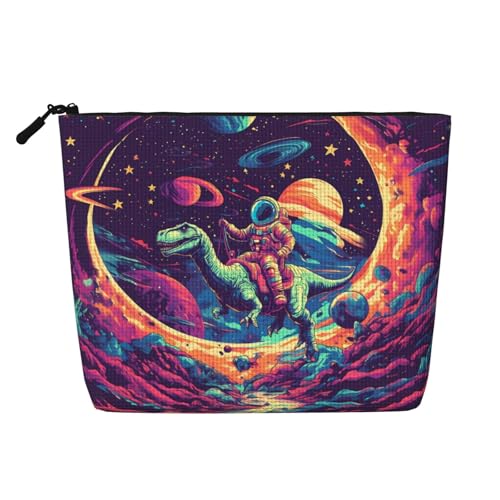 Kosmetiktasche mit Dinosaurier-Motiv, lässige Make-up-Tasche für Damen, Weihnachts- und Geburtstagsgeschenke, Toilettenartikel-Zubehör von Anceky