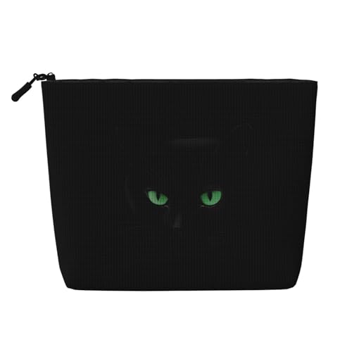 Kosmetiktasche mit schwarzer Katze, modische Make-up-Tasche für Frauen, Weihnachts- und Geburtstagsgeschenke, Toilettenartikel-Zubehör von Anceky