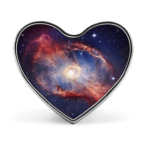 Leichte, langlebige Anstecknadel aus Metall in Form eines kleinen Löwen, rundes modisches Herz-Abzeichen für Hemden, Jacken, Hüte von Anceky