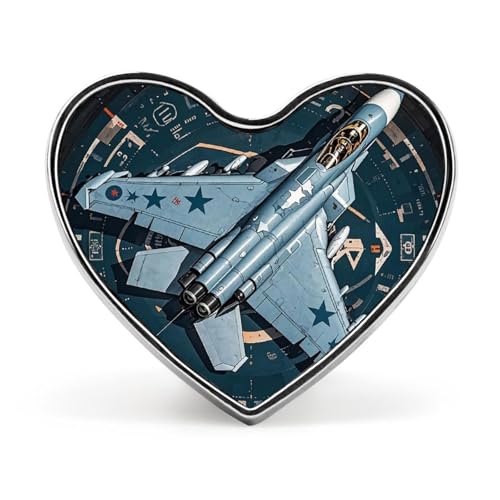 Leichte, langlebige Anstecknadel aus Metall mit Blumenmotiv, rundes, modisches Herz-Abzeichen für Hemden, Jacken, Hüte Leichte, langlebige Anstecknadel aus Metall mit Blumenmotiv, rundes, modisches Herz-Abzeichen für Hemden, Jacken, Hüte von Anceky