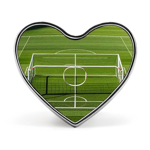 Leichte, langlebige Anstecknadel aus Metall mit Blumenmotiv, rundes, modisches Herz-Abzeichen für Hemden, Jacken, Hüte von Anceky