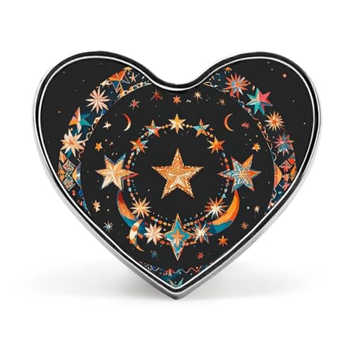 Leichte, langlebige Anstecknadel aus Metall mit Blumenmotiv, rundes, modisches Herz-Abzeichen für Hemden, Jacken, Hüte Leichte, langlebige Anstecknadel aus Metall mit Blumenmotiv, rundes, modisches Herz-Abzeichen für Hemden, Jacken, Hüte von Anceky