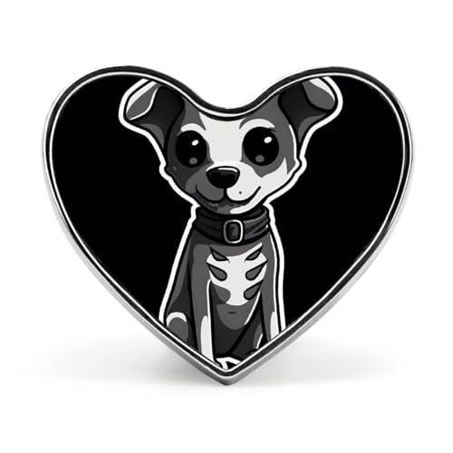 Leichte, langlebige Anstecknadel aus Metall mit Hundeaufklebern, rund, modisches Herz-Abzeichen für Hemden, Jacken, Hüte Leichte, langlebige Anstecknadel aus Metall mit Hundeaufklebern, rund, modisches Herz-Abzeichen für Hemden, Jacken, Hüte von Anceky