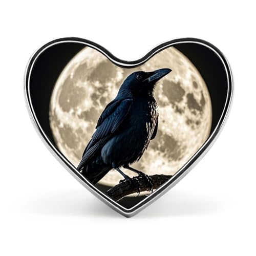 Leichte, langlebige Anstecknadel aus Metall mit Weizenfeldern und Zypressenbäumen, rundes, modisches Herz-Abzeichen für Hemden, Jacken, Hüte von Anceky