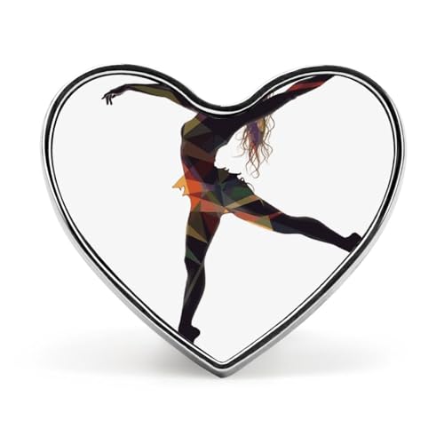 Leichte, langlebige Anstecknadel aus Metall mit der Aufschrift „Frohe Weihnachten, rundes, modisches Herz-Abzeichen für Hemden, Jacken, Hüte von Anceky