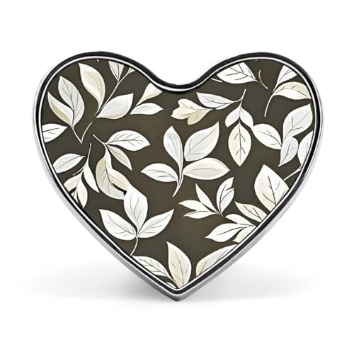 Leichte, langlebige Anstecknadel aus Metall mit springendem Delfin, rundes, modisches Herz-Abzeichen für Hemden, Jacken, Hüte von Anceky