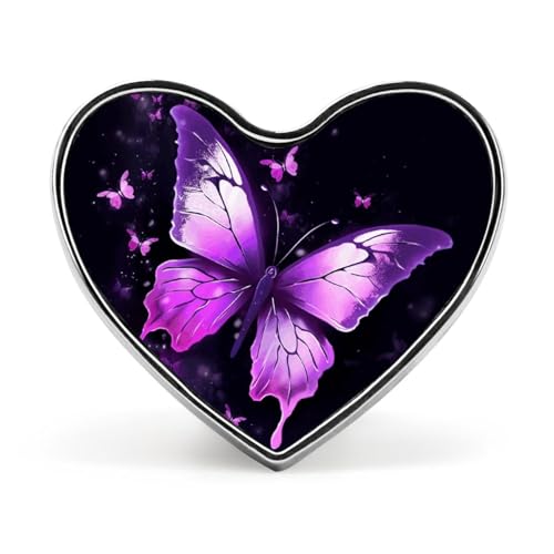 Leichte, langlebige Chamäleon-Anstecknadel aus Metall, rundes, modisches Herz-Abzeichen für Hemden, Jacken, Hüte Leichte, langlebige Chamäleon-Anstecknadel aus Metall, rundes, modisches Herz-Abzeichen für Hemden, Jacken, Hüte von Anceky