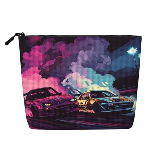 Motorsport-Kosmetiktasche, modische Make-up-Tasche für Frauen, Weihnachts- und Geburtstagsgeschenke, Toilettenartikel-Zubehör von Anceky
